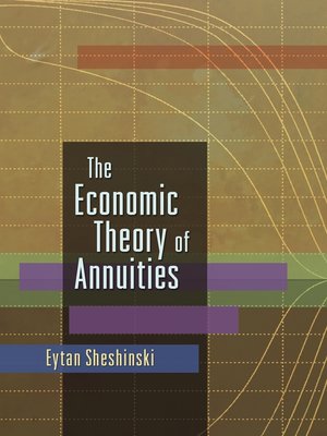 cover image of The Economic Theory of Annuities